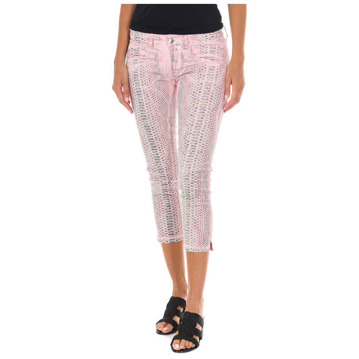 textil Mujer Pantalones Met 10DBF0661-G300-VU Multicolor
