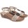 Zapatos Mujer Multideporte Deity Sandalia señora  17362 ybz platino Oro