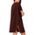 textil Mujer Pareos Admas Camiseta de playa Bright Sequins chocolate Marrón
