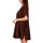 textil Mujer Pareos Admas Camiseta de playa Bright Sequins chocolate Marrón