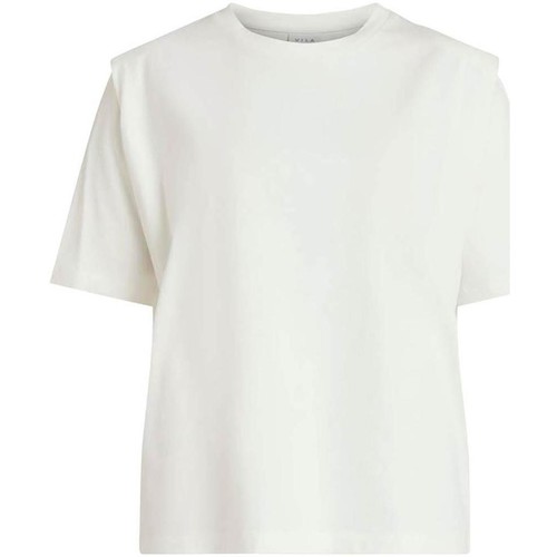 textil Mujer Tops y Camisetas Vila VISHOULDE S/S TOP Blanco