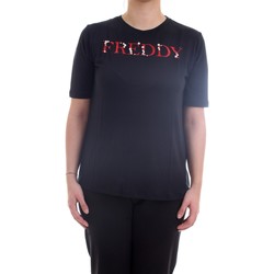 textil Mujer Camisetas manga corta Freddy S1WSLT5 T-Shirt/Polo mujer negro Negro