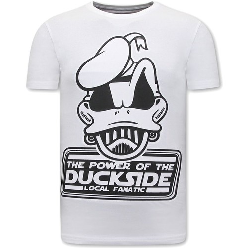 textil Hombre Camisetas manga corta Local Fanatic Hombre DuckSide Blanco