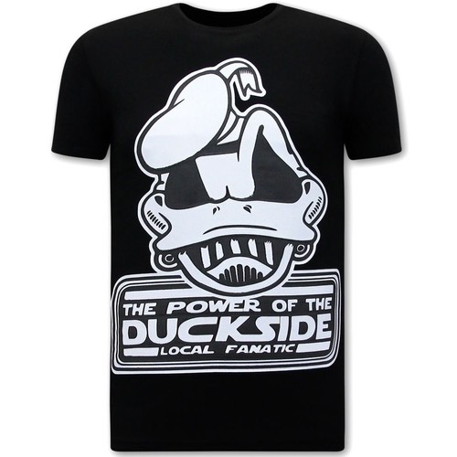 textil Hombre Camisetas manga corta Local Fanatic Hombre DuckSide Negro