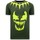 textil Hombre Camisetas manga corta Local Fanatic Hombre Calaveras Venom Face Neon Verde