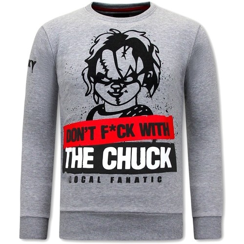 textil Hombre Sudaderas Local Fanatic Chucky Para Hombre Gris