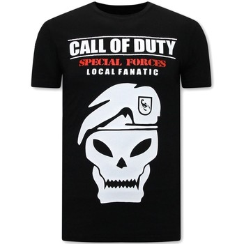 textil Hombre Camisetas manga corta Local Fanatic Hombre Call Of Duty Negro
