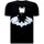 textil Hombre Camisetas manga corta Local Fanatic Hombre Batman Print Negro