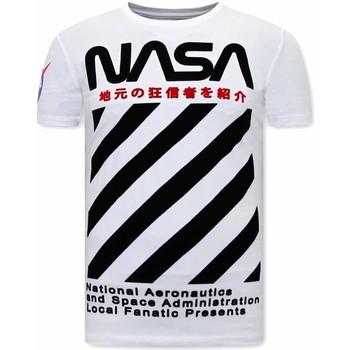 textil Hombre Camisetas manga corta Local Fanatic NASA  Hombre Blanco