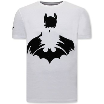 textil Hombre Camisetas manga corta Local Fanatic Hombre Batman Print Blanco