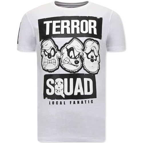 textil Hombre Camisetas manga corta Local Fanatic S Beagle Boys Squad Blanco
