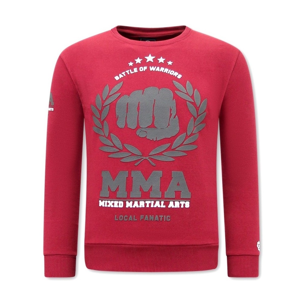 textil Hombre Sudaderas Local Fanatic Sueter De Hombre MMA Fighter Rojo