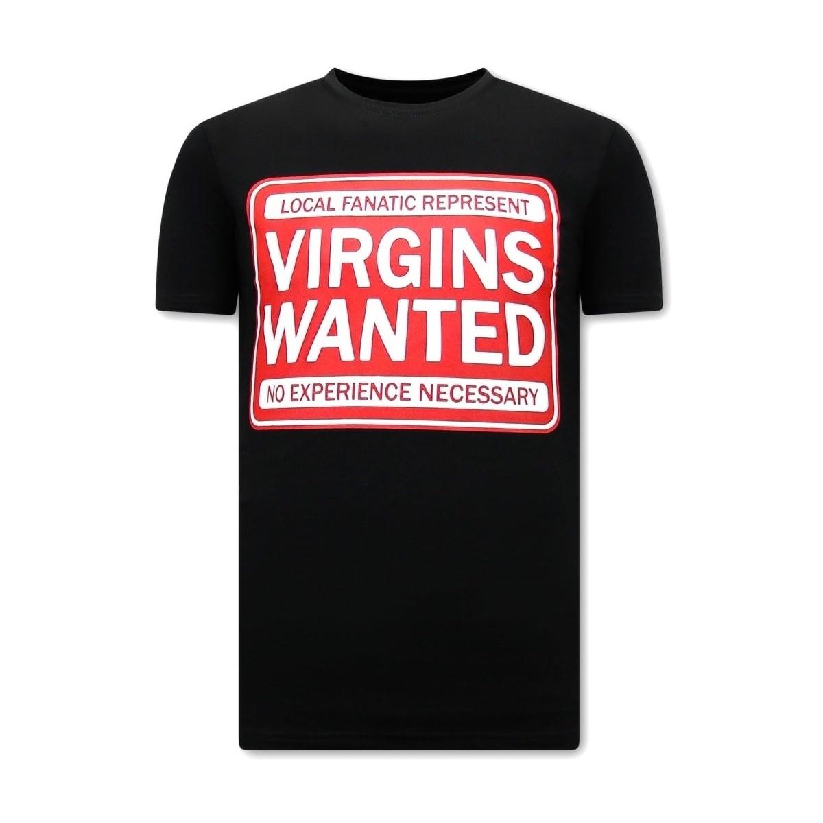 textil Hombre Camisetas manga corta Local Fanatic Hombre Virgins Wanted Negro