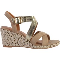 Zapatos Mujer Sandalias The Divine Factory 161691 Beige