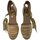 Zapatos Mujer Sandalias Vidorreta Cuña  06700 Tostado Marrón
