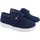 Zapatos Niña Multideporte Vulpeques Lona niño  132-pbt azul Azul