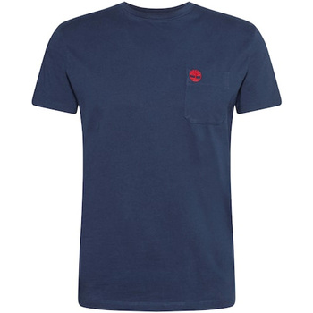 textil Hombre Camisetas manga corta Timberland TB0A2CQY-433 Azul