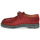 Zapatos Hombre Derbie Pellet Macho Piel / Rojo