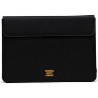Bolsos Funda ordenador Herschel Spokane Sleeve for MacBook Black Ripstop/Blazing Orange 