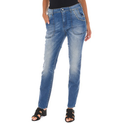 textil Mujer Pantalones Met 10DB50245-D975 Azul