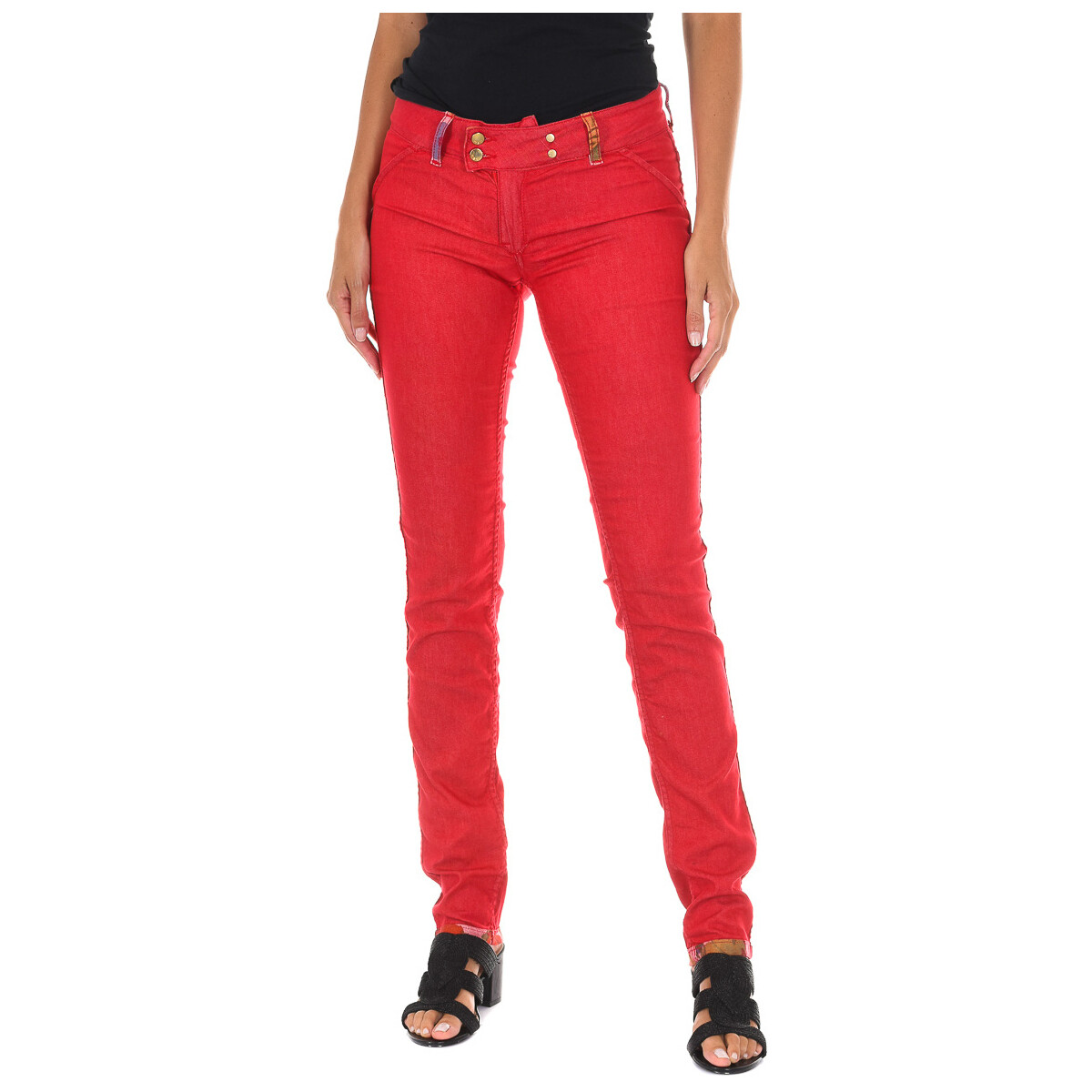 textil Mujer Pantalones Met 10DBF0605-B101-0008 Rojo