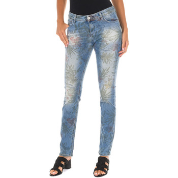 textil Mujer Pantalones Met 70DB50254-D1059 Azul