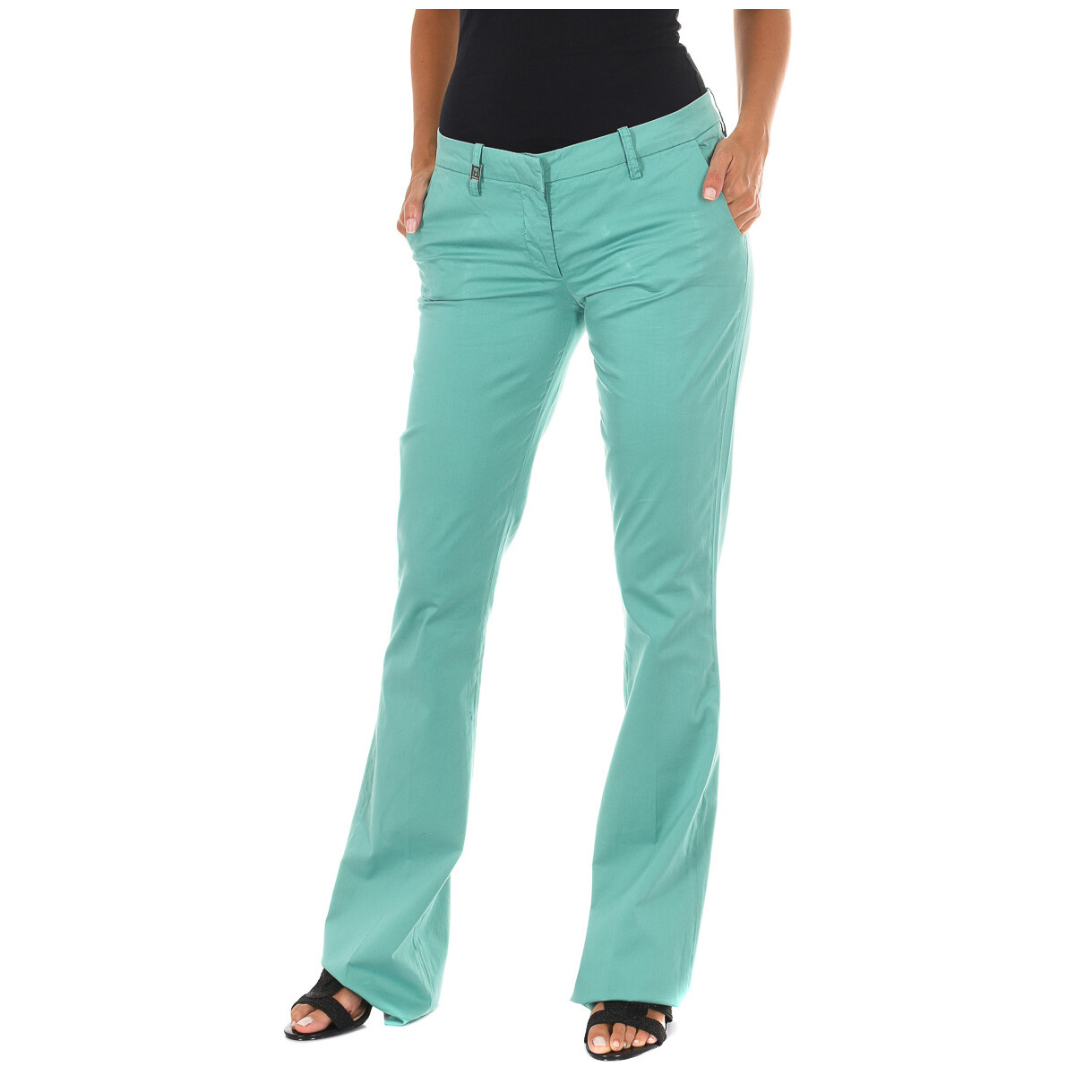 textil Mujer Pantalones Met 70DBF0490-R123-0423 Verde