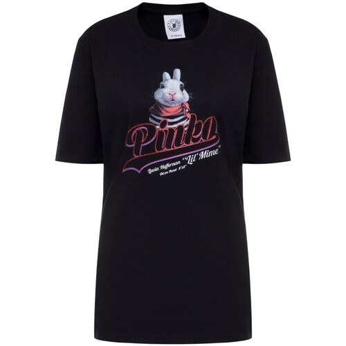 textil Mujer Tops y Camisetas Pinko 1N12MC Y68F Z99 Negro