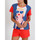 textil Mujer Pijama Admas Camiseta corta de pijama Lady In Red Santoro Rojo