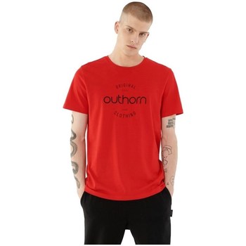 textil Hombre Camisetas manga corta Outhorn TSM600A Rojo