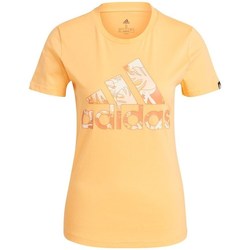 textil Hombre Camisetas manga corta adidas Originals Tropical Graphic De color naranja