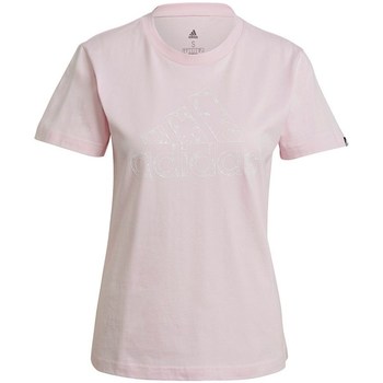 textil Mujer Camisetas manga corta adidas Originals Outlined Floral Graphic Rosa