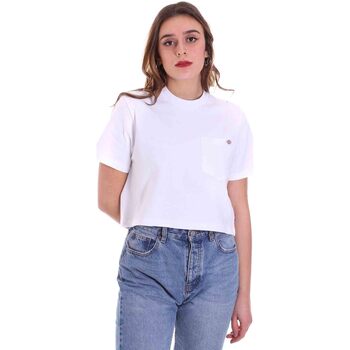 textil Mujer Camisetas manga corta Dickies DK0A4XDEWHX1 Blanco