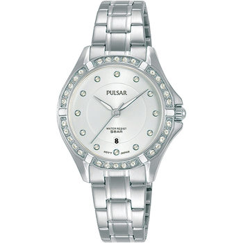 Relojes & Joyas Mujer Relojes analógicos Pulsar PH7529X1, Quartz, 30mm, 5ATM Plata
