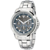 Relojes & Joyas Hombre Relojes analógicos Maserati R8873621006, Quartz, 44mm, 5ATM Plata