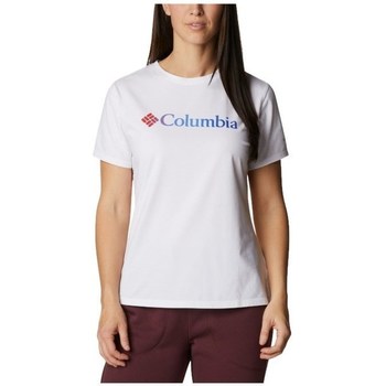 textil Mujer Camisetas manga corta Columbia Sun Trek W Graphic Tee Blanco