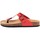 Zapatos Mujer Chanclas Summery  Rojo