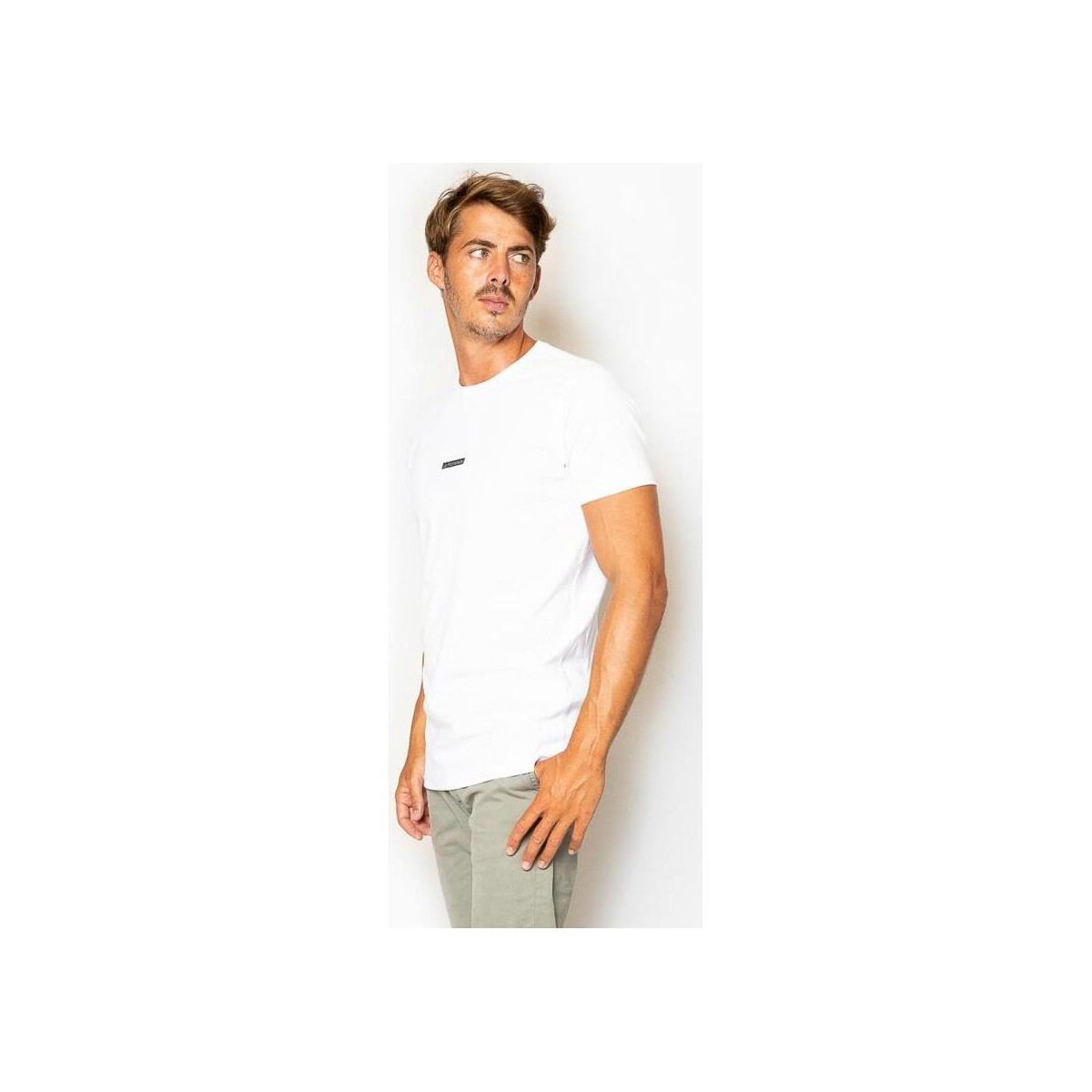 textil Hombre Camisetas manga larga La Promenade CT05S014 Blanco
