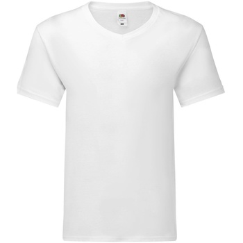 textil Hombre Camisetas manga larga Fruit Of The Loom Iconic 150 Blanco