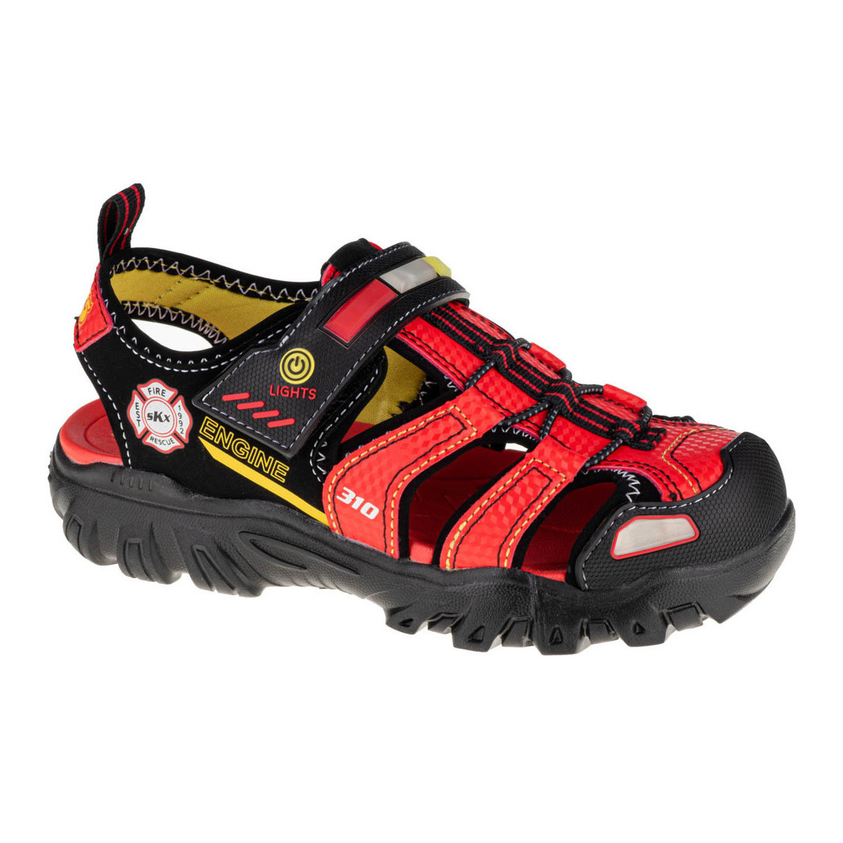 Zapatos Niño Sandalias de deporte Skechers Damager III Sandal Rojo