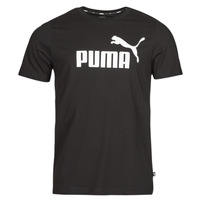 textil Hombre Camisetas manga corta Puma ESS LOGO TEE Negro