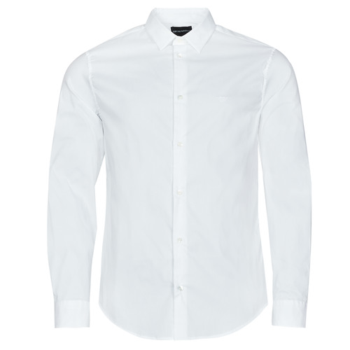 textil Hombre Camisas manga larga Emporio Armani 8N1C09 Blanco