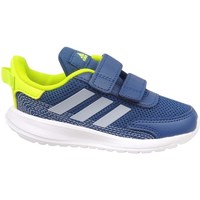 Zapatos Niños Zapatillas bajas adidas Originals Tensaur Run I Azul, Verde claro