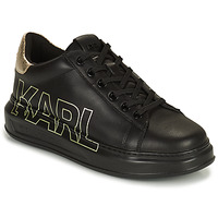 Zapatos Mujer Zapatillas bajas Karl Lagerfeld KAPRI KARL OUTLINE LOGO Negro / Oro