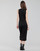 textil Mujer Vestidos cortos Karl Lagerfeld KITTED WRAP DRESS Negro