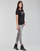 textil Mujer Camisetas manga corta Guess SS SUNSET GRADIENT LOGO Negro / Multicolor