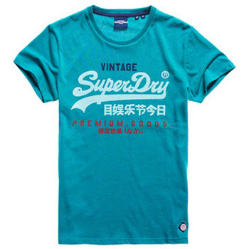 textil Hombre Camisetas manga corta Superdry CAMISETA VL TRI  HOMBRE Azul