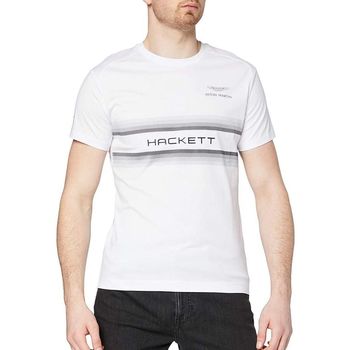 textil Hombre Camisetas manga corta Hackett HM500526 Blanco