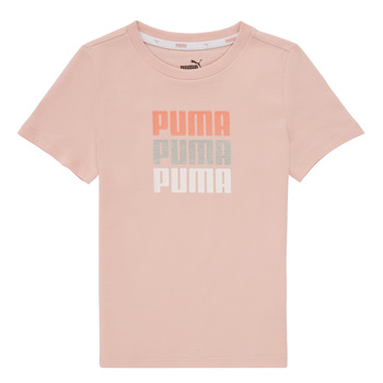 textil Niña Camisetas manga corta Puma ALPHA TEE Rosa
