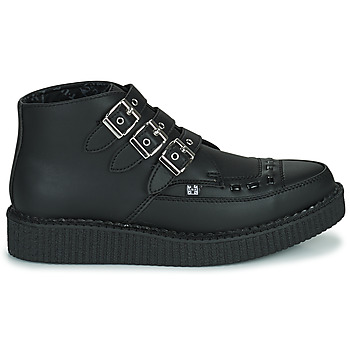 TUK POINTED CREEPER 3 BUCKLE BOOT Negro